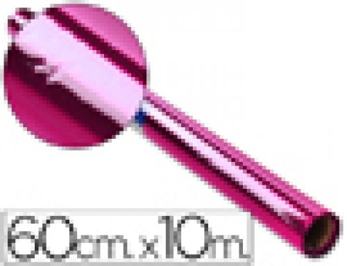 Papel celofane 60 cm x 10 mt 30 gr rosa , Liderpapel , 20689 , 8423473206892